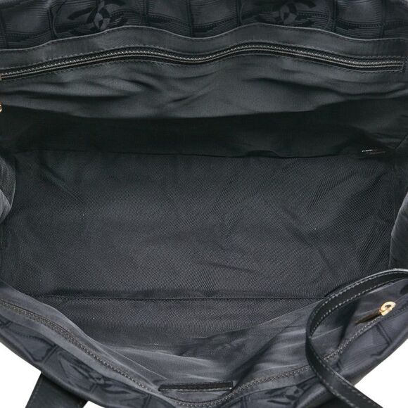 Chanel Nylon Leather Tote MM Coco Mark - Picture 5 of 6